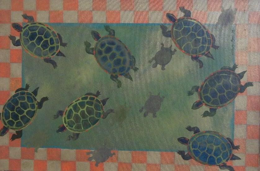 Turtle-Floorcloth