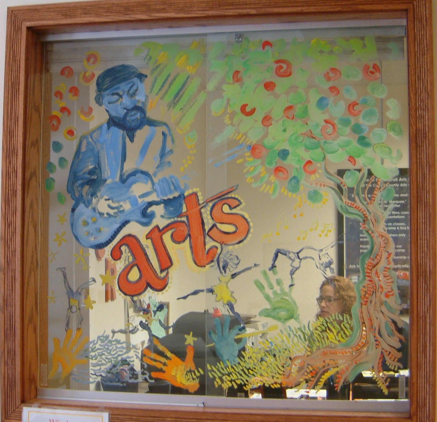 window-painting-for-Arts-Center