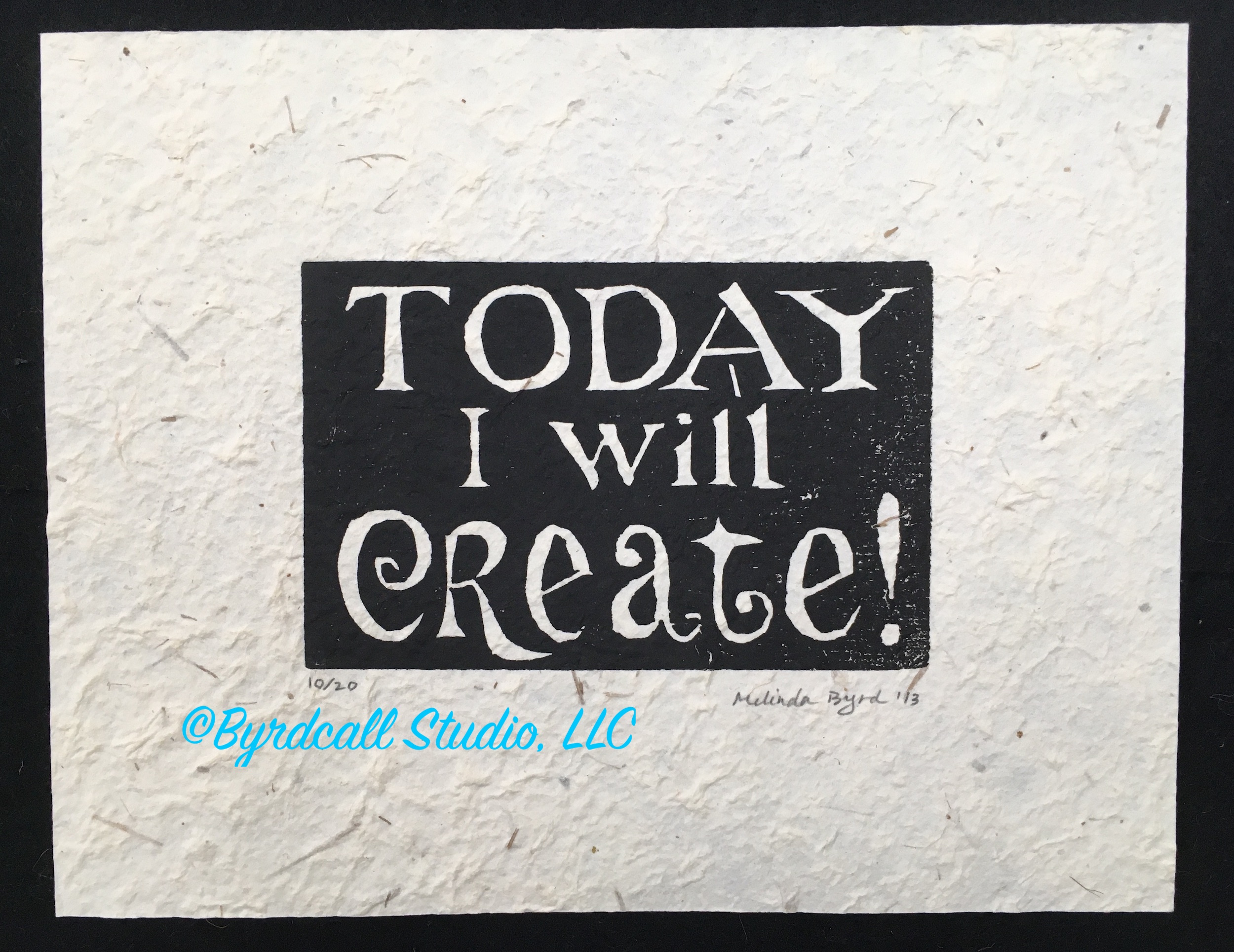 Today I Will Create!